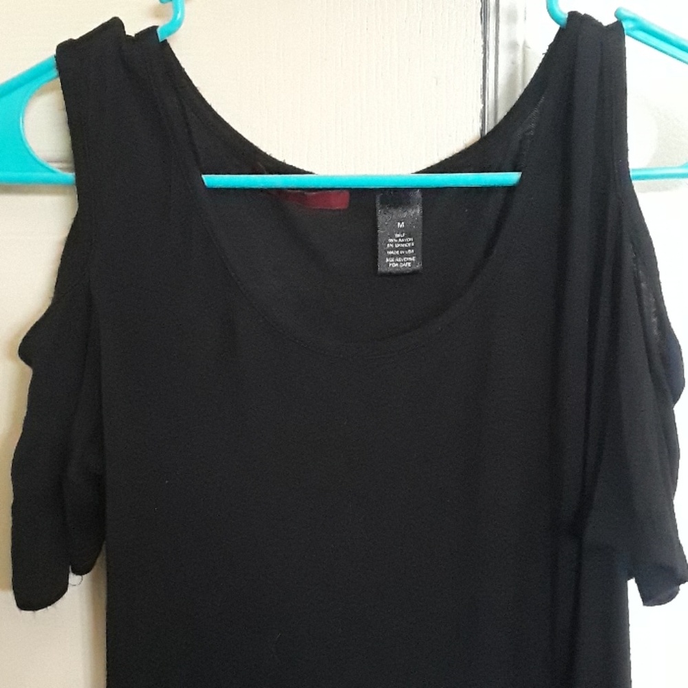 Black buckle shirt